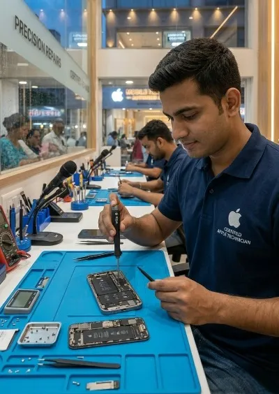 Apple certified technician at Mobile Repair Station Borivali
